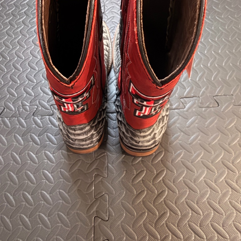 Vaccari University Texas Tech Python Genuine Leat… - image 7